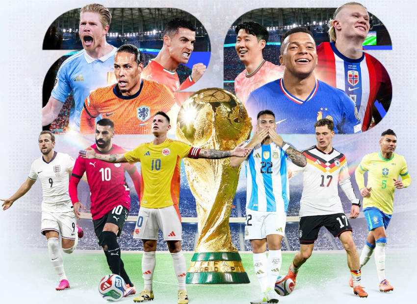世界杯48强身价：法英15亿欧断层前2 西葡德前5 阿根廷第8挪威第9